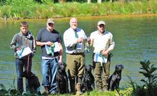 Winners of the 2012 WWA Gundog Scurry