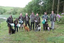 Winners & runners up of the 2013 WWA gun dog scurry